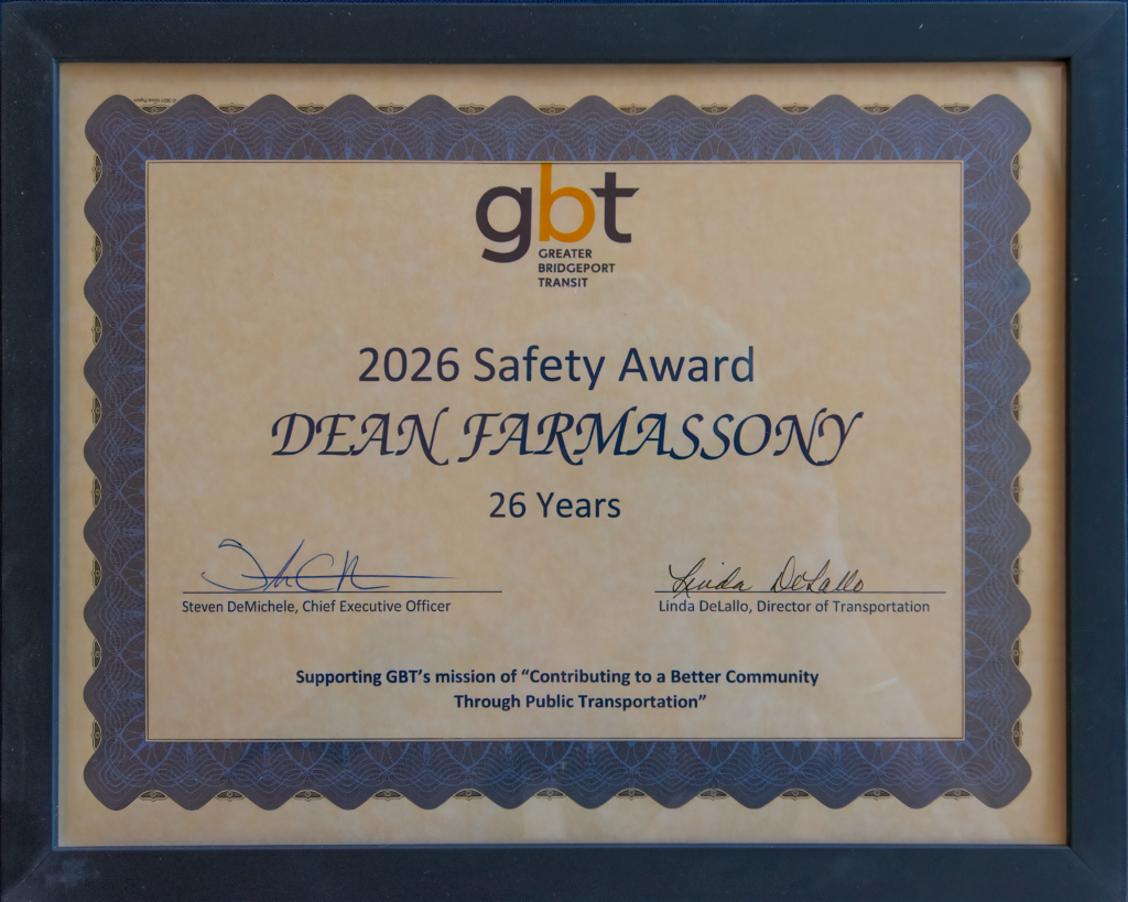 Dean Farmassony β 26 Years Safety Award