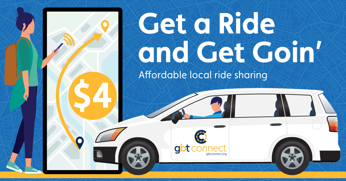 GBT Connect - Get a Ride and Get Goin' - $4 a Ride