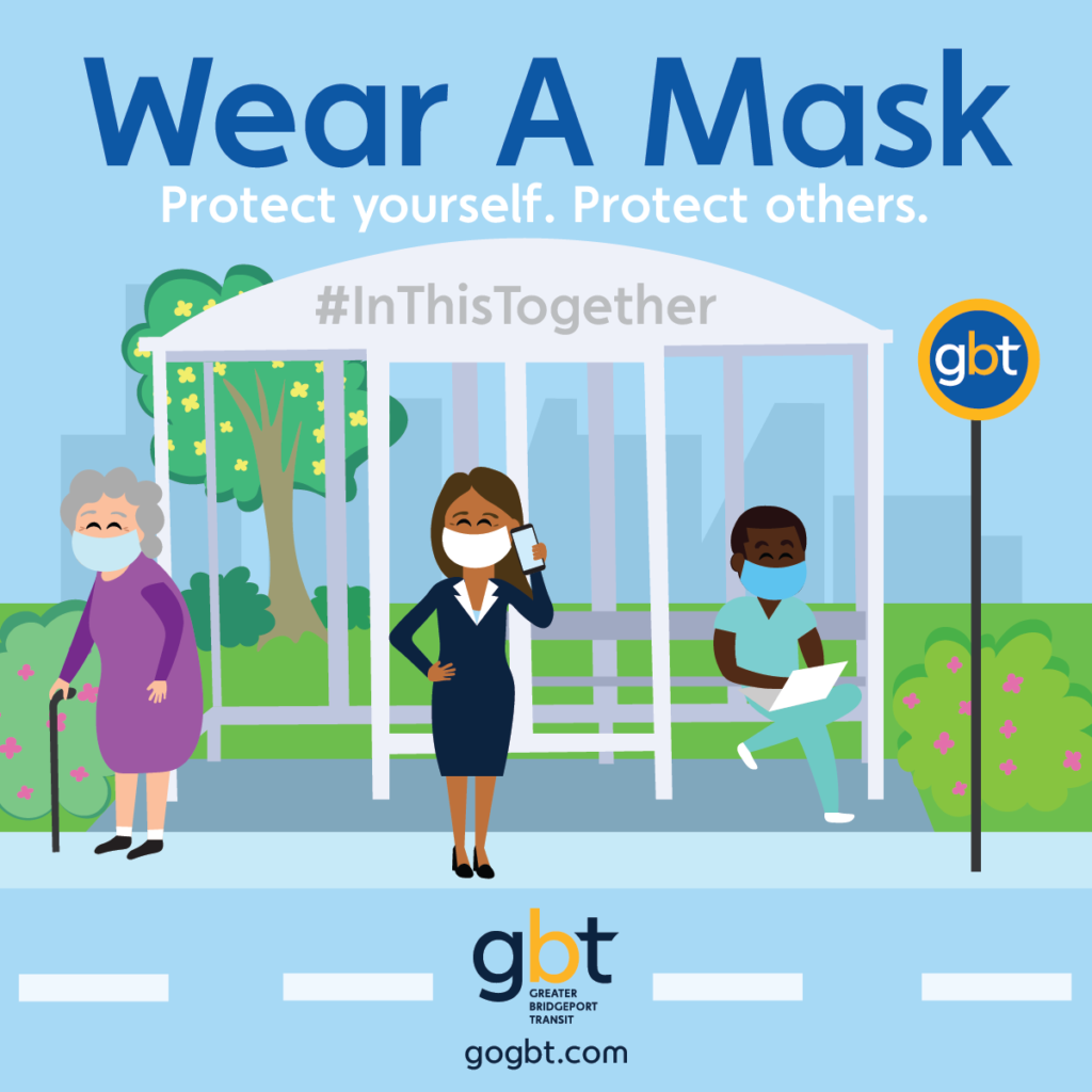 Protect Yourself, Protect Others. Wear A Mask. #InThisTogether