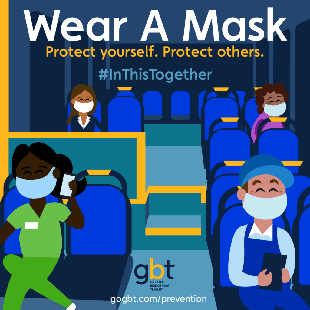 Wear A Mask. Protect Yourself. Protect Others. #InThisTogether