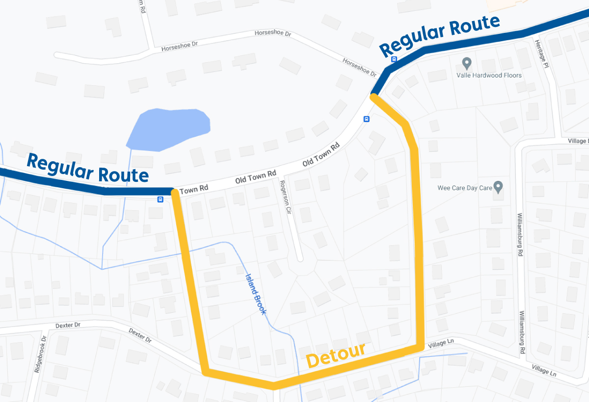 GBT Route 6 Detour 7/23/24 - 8/2/24