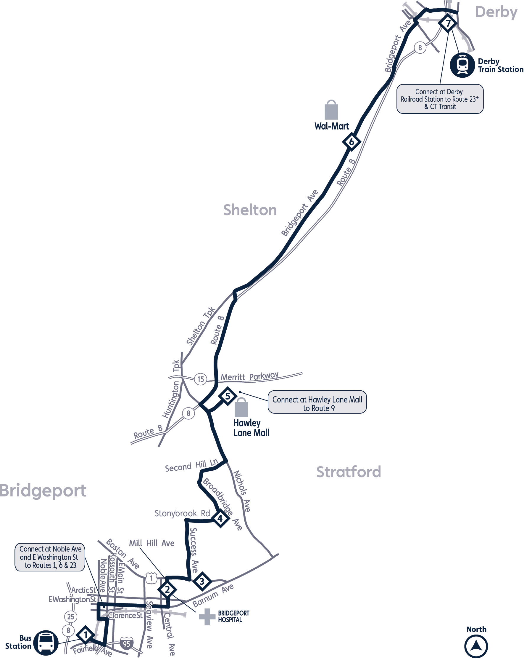 GBT Bus Route 15 Map