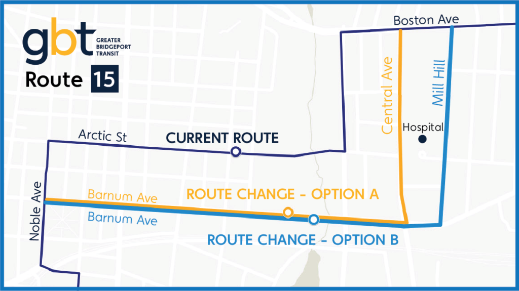 Map: GBT Rt 15 Proposed Route Changes 