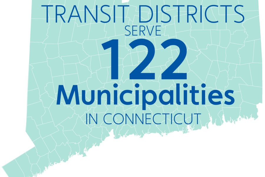 Transit Districts Serve 122 Municipalities in Connecticut
