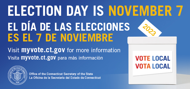 Election Day is November 7
