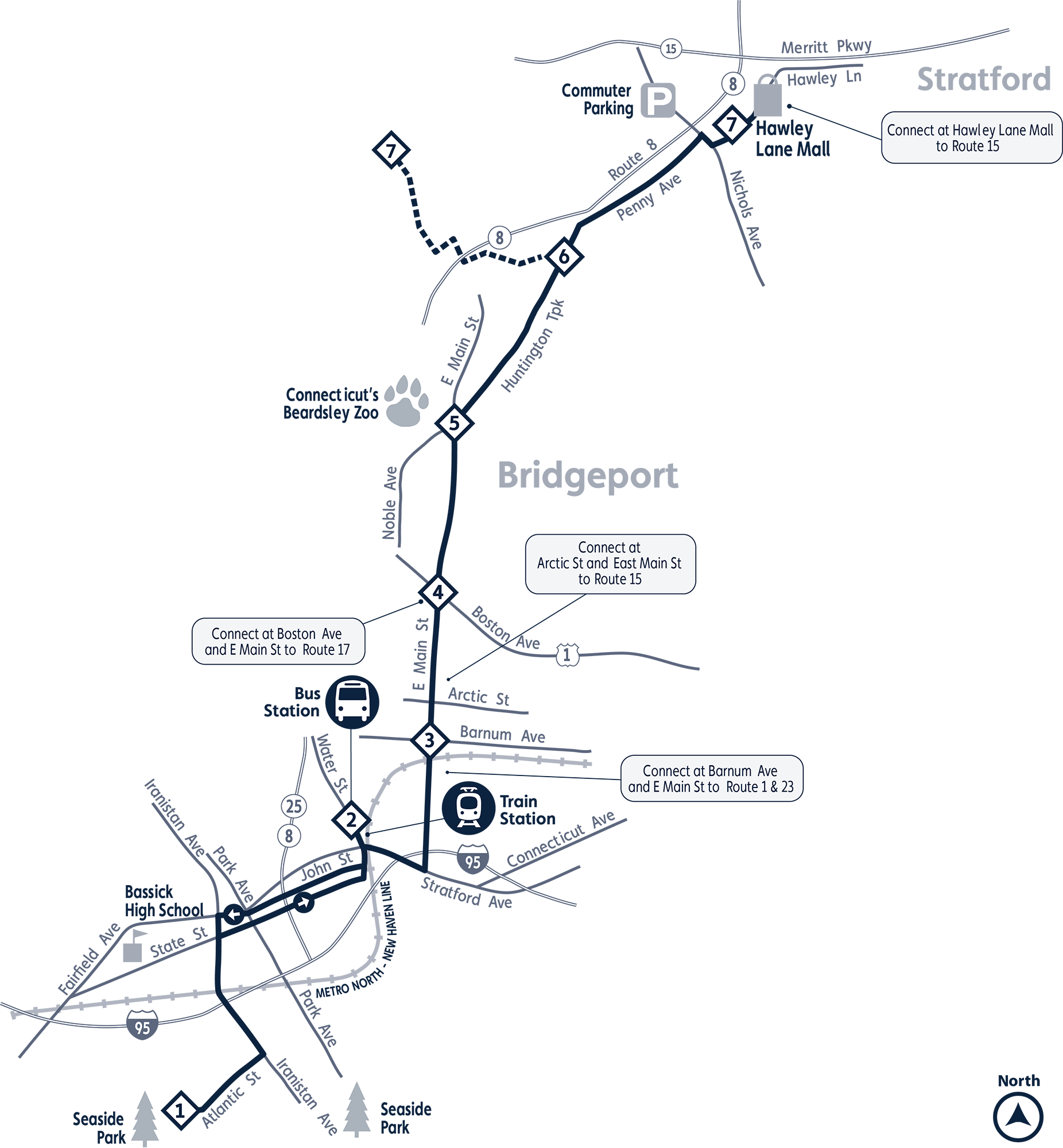 Route 9 Greater Bridgeport Transit